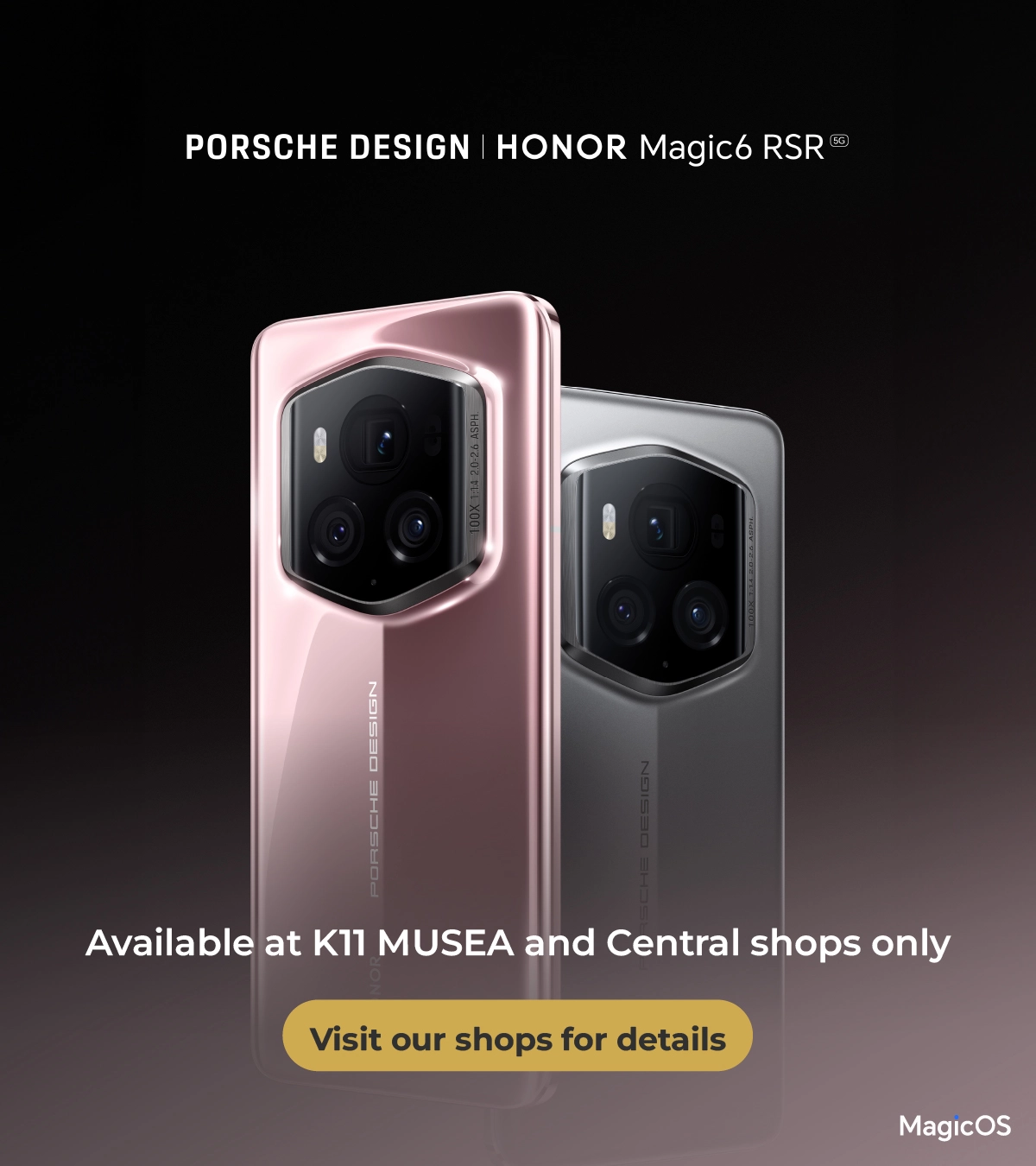$0 Handset price, monthly fee $348 to enjoy PORSCHE DESIGN HONOR Magic6 RSR 5G, Free delivery.