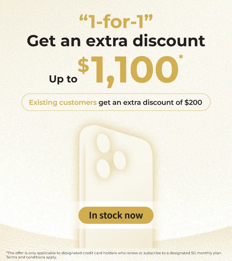 1-for-1' Get an extra discount