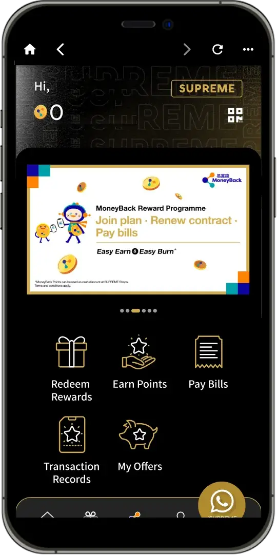 link up MoneyBack App account step 7